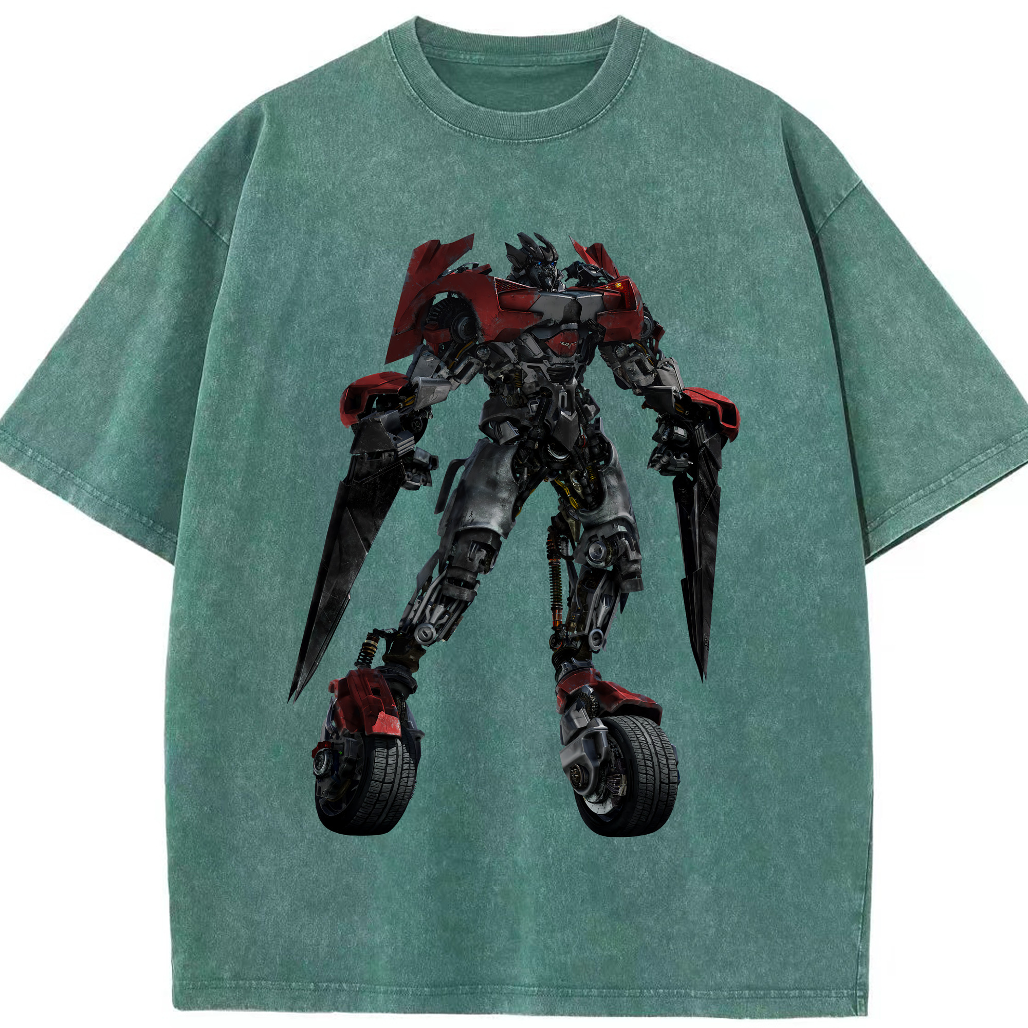 （画像用） Transformers トランスフォーマー 綿100% ヴィンテージ風 半袖Tシャツ（フロントプリント）